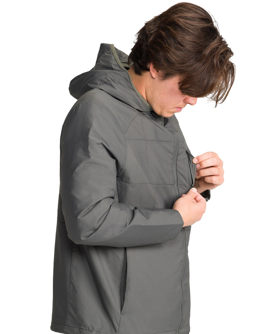 Light Wt. Hoodie - Grey