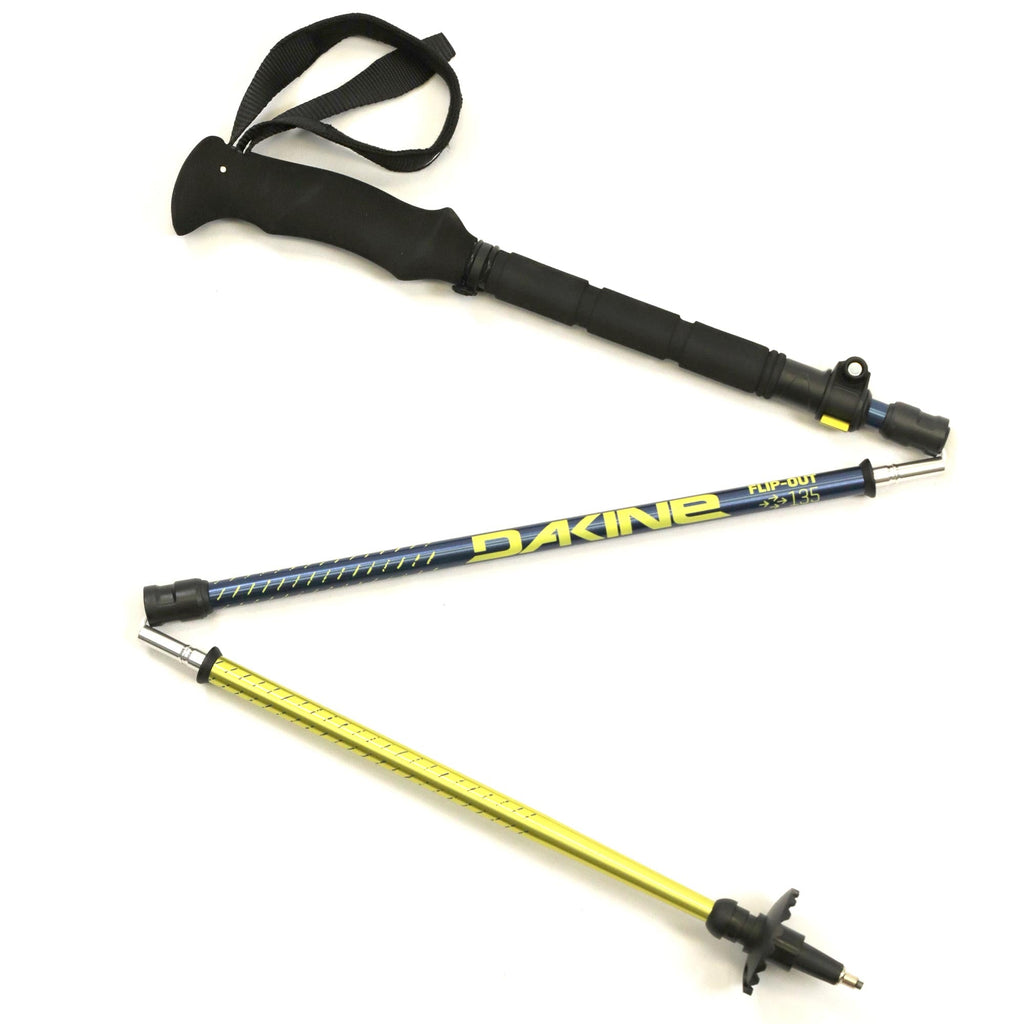 Aluminum Flip-Out Series Trekking Poles - Blue / Yellow