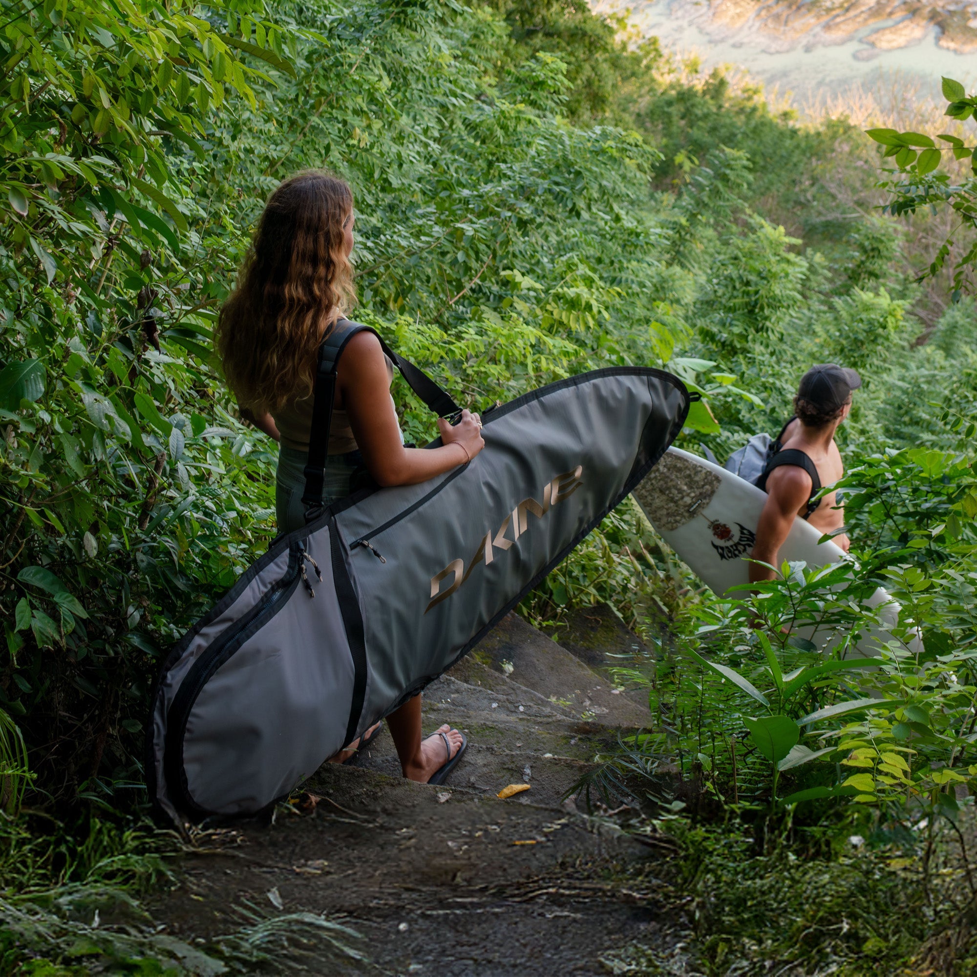 Daylight DLX Surfboard Bag Thruster - Castlerock/Stone