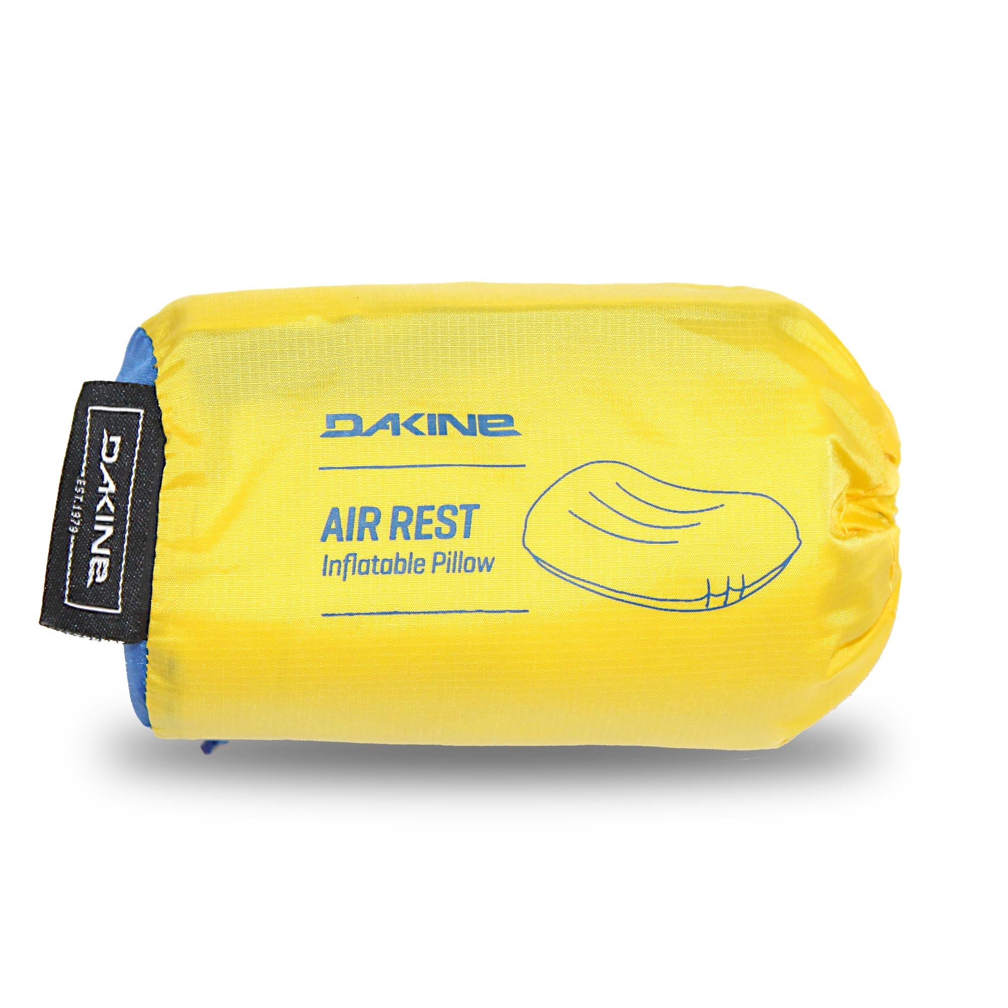 Inflatable Travel Pillow - Surf Yellow