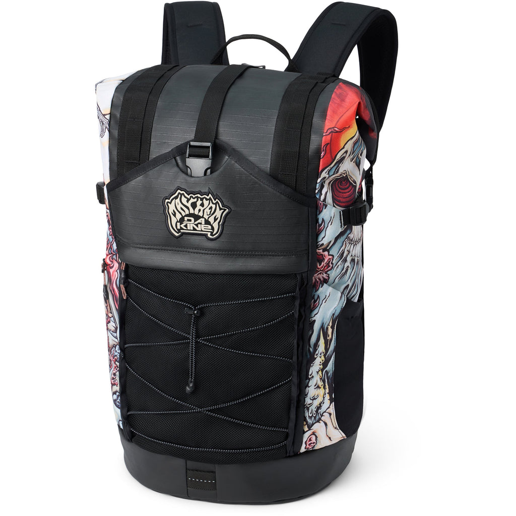 Mission Surf DLX Wet/Dry Rolltop Backpack 35L - Mayhem Marron