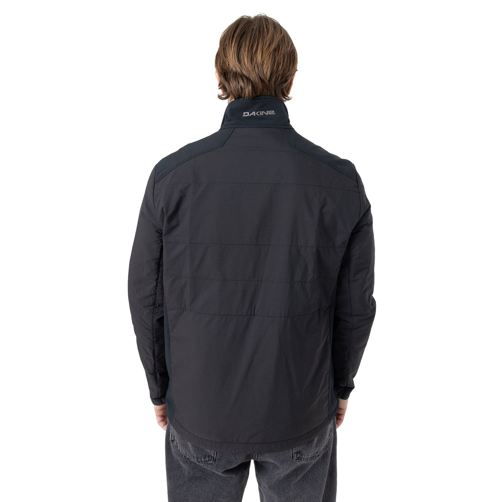 Light Wt. Mixed Media Jacket - Black