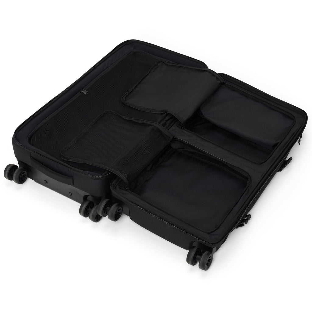 Split 4 Wheel Roller Bag 87L - Black