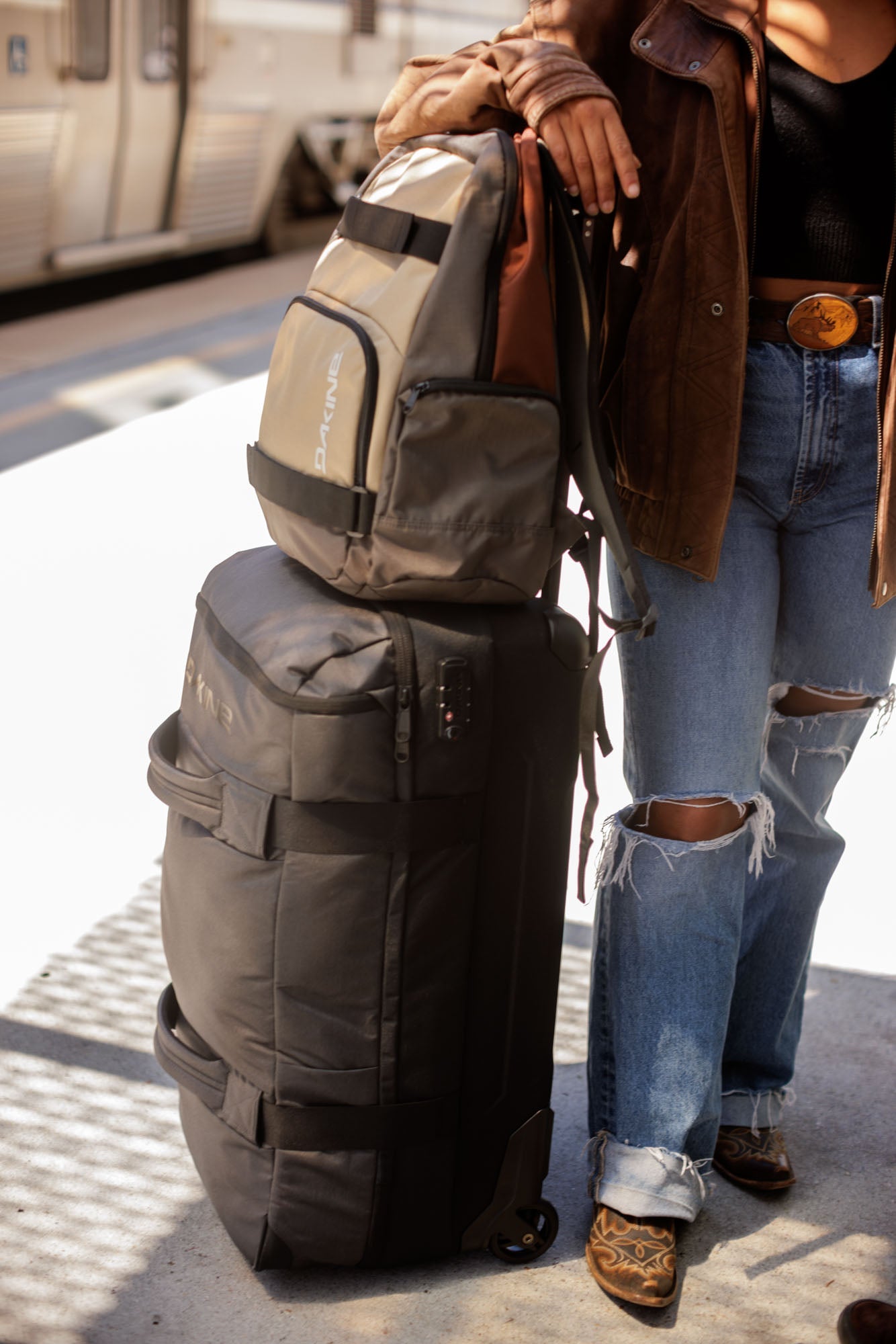 Split Roller Bag 2.0 85L - Rosin