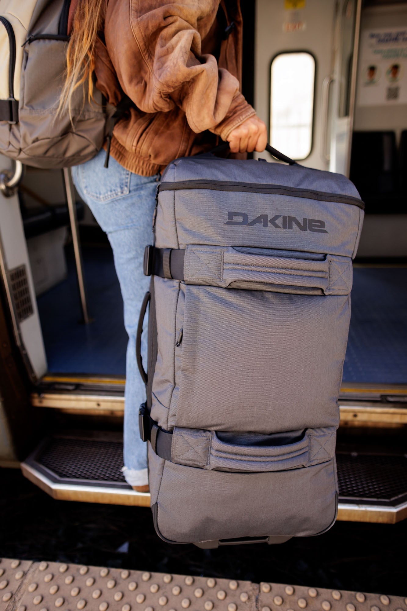 Split Roller Bag 2.0 85L - Carbon Heather